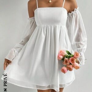 White babydoll dress